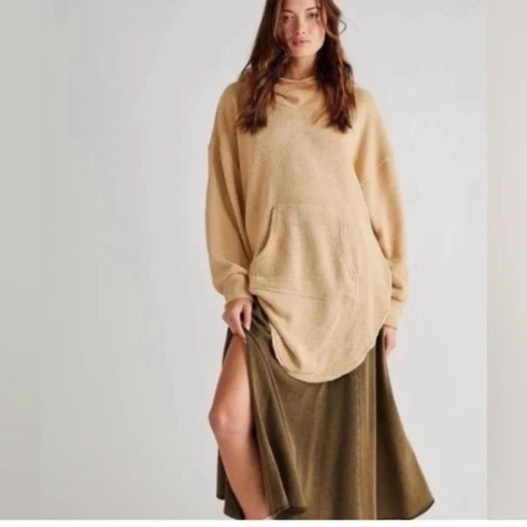 Free People Everywhere Tunic Hoodie - Picture 1 of 10